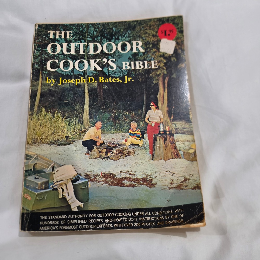 Doubleday The Outdoor Cook's Bible Fair 1963 Vintage Joseph D Bates Jr